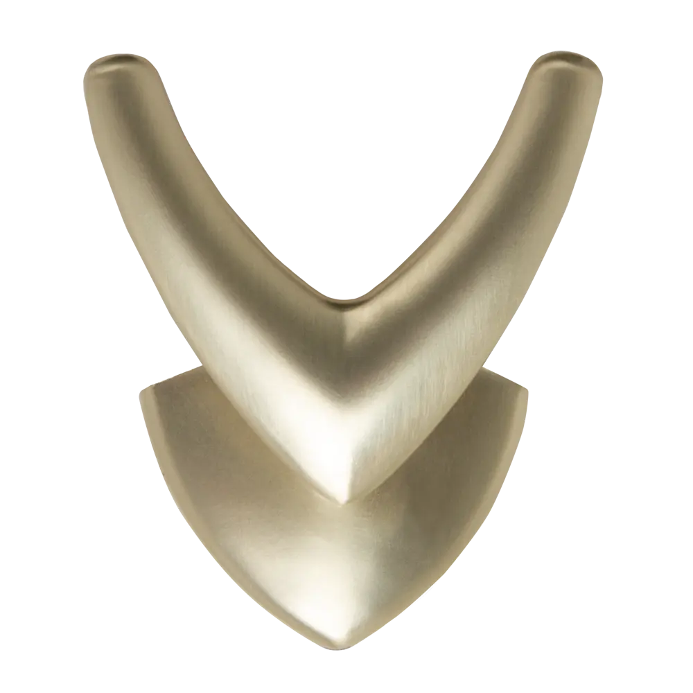 Крючок мебельный Ajax MB-LM/K-003 цвет матовое золото STLM-2074775 - Вид №1