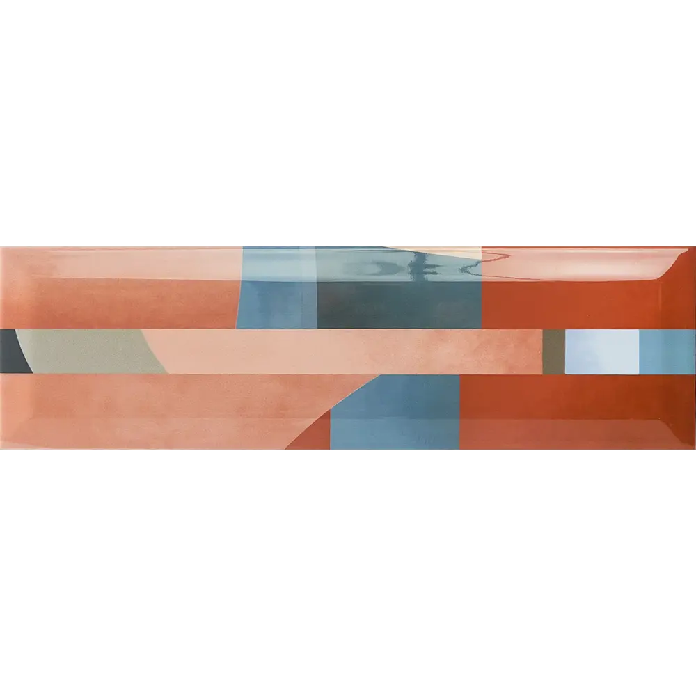 Декор настенный Kerama Marazzi Закат 8.5x28.5см цвет розовый STLM-2120365 - Вид №1