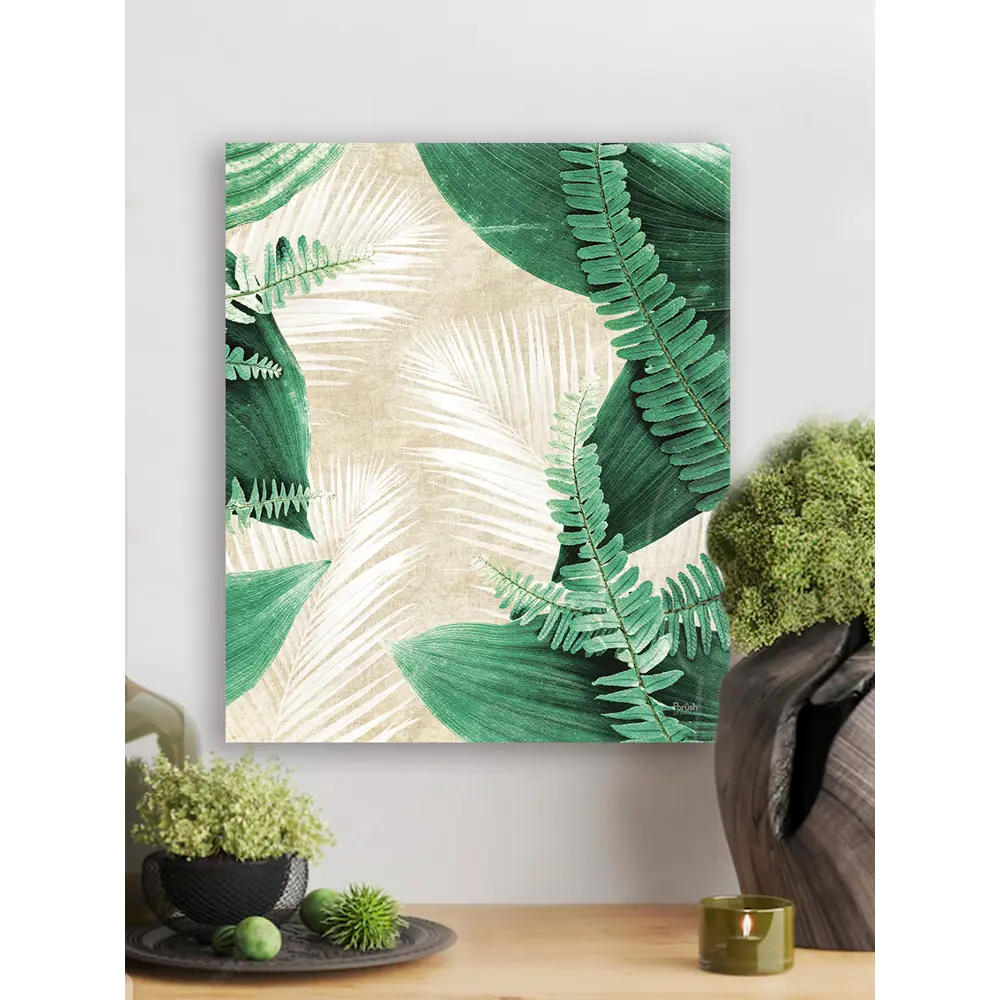 Картина на холсте Экзотические листья 3 40x50 см FBRUSH STLM-2048211 - Вид №6