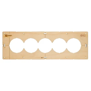 Шаблон для подрозетников EKF d 82 мм 5 постов