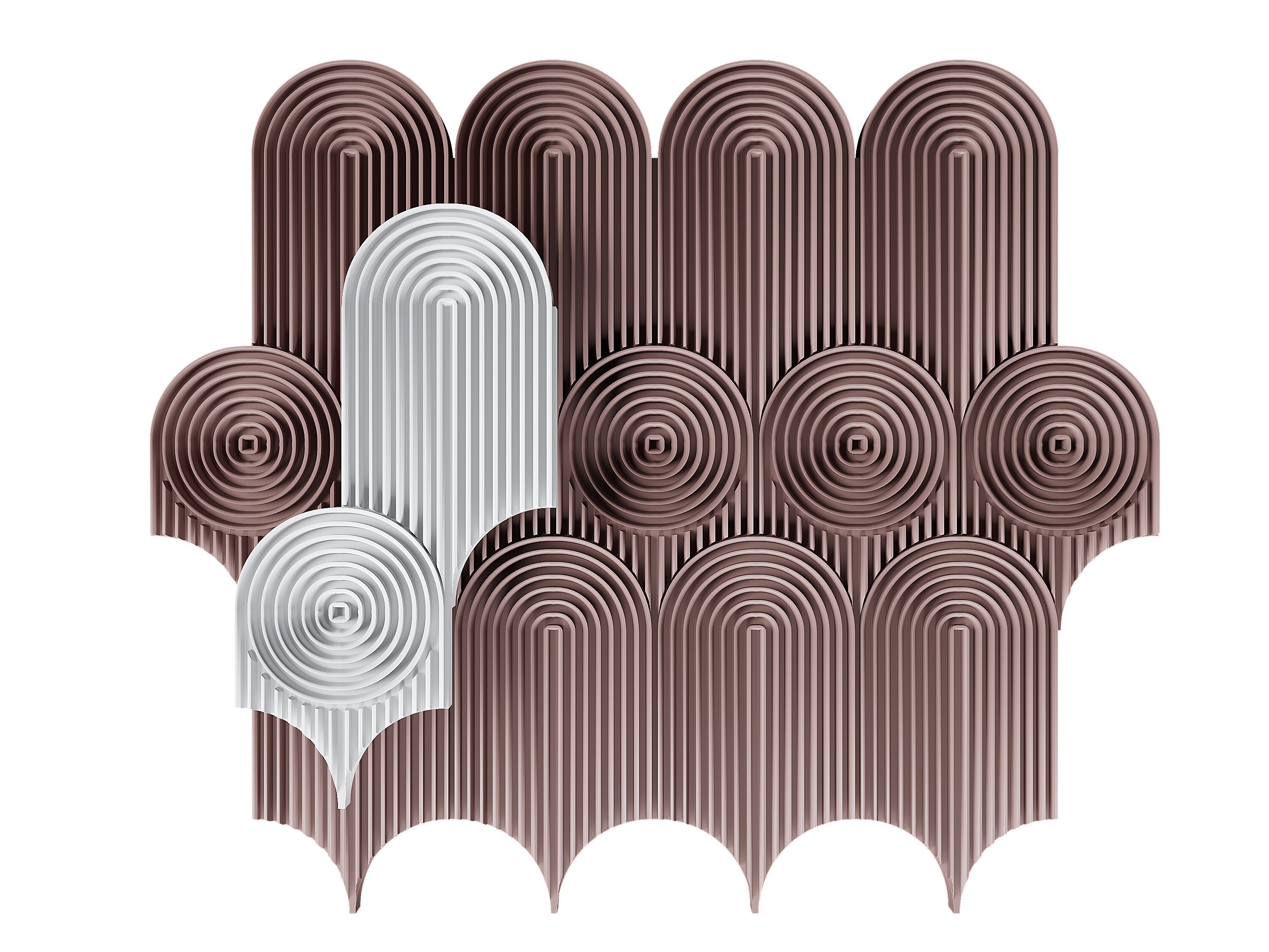 Трехмерное гипсовое покрытие WallDeco дизайн ARCH-00028382 - Вид №1