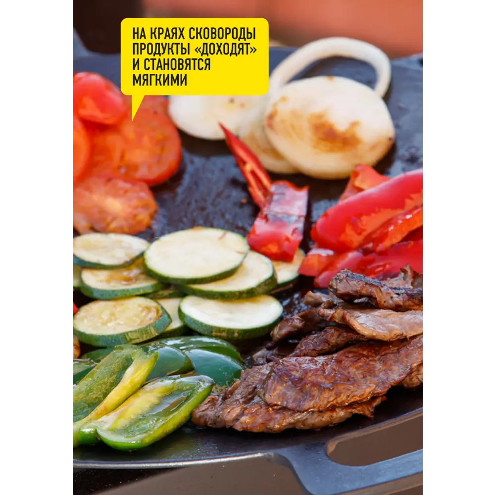 Чугунная сковорода-садж Santreyd для жарки на углях и газе 83723315 STLM-0043767 - Вид №12