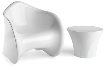 Plust Овальный журнальный столик из полиэтилена sun-id-1435633 - Вид №3