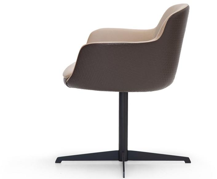 Formitalia Вращающееся кресло из оленьей кожи с 4 спицами Kowloon sun-id-1411947 - Вид №3