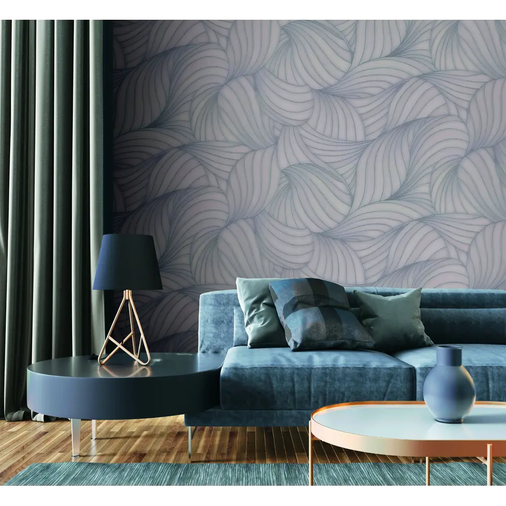 Обои флизелиновые Ovk Design D.Langer Ave фиолетовый 1.06 м 10665-05 88915300 STLM-2034924 Set 3 dune - Вид №2
