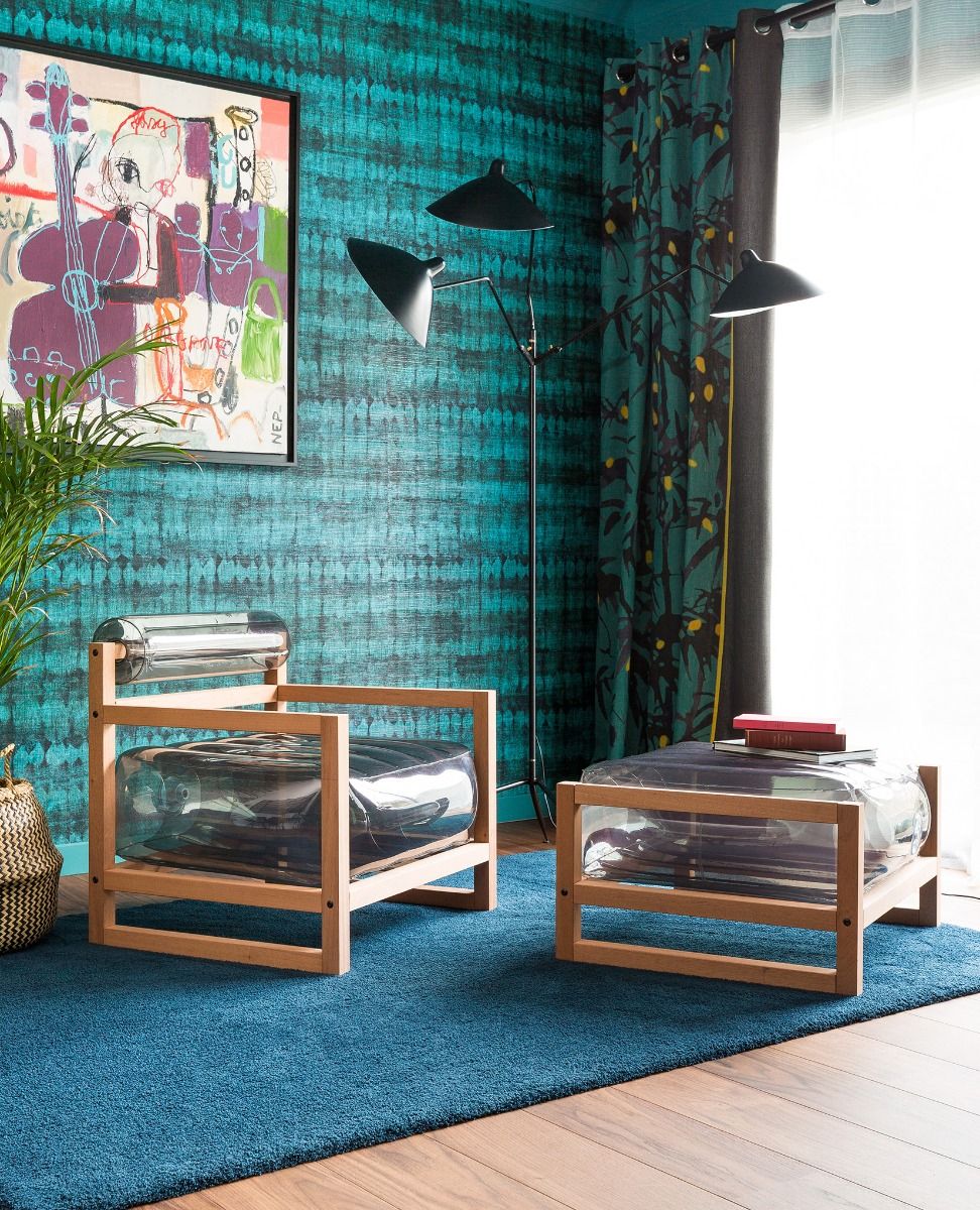 MOJOW EKO WOOD пуф Черный PYKCBEKO04NC YOKO - Вид №1