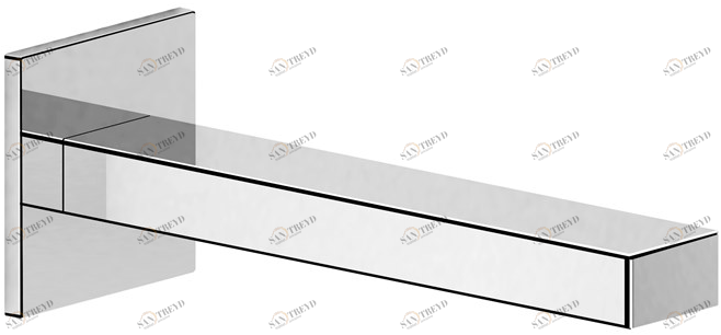 Fir Italia Настенный излив из латуни New playone 90 9044115