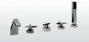 RUBINETTERIE STELLA Комплект для ванны на 5 отверстий Stella