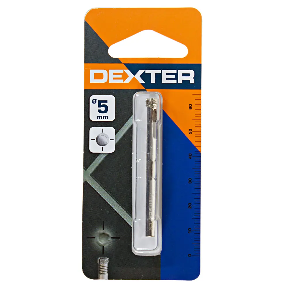 Сверло трубчатое алмазное по керамике Dexter 155-00097 5 мм 16705380 STLM-2205507  - Вид №1