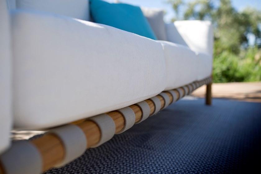 Unopiù Садовый диван 3 мест со съемным чехлом из ткани Pevero Pevdi2p - Вид №3