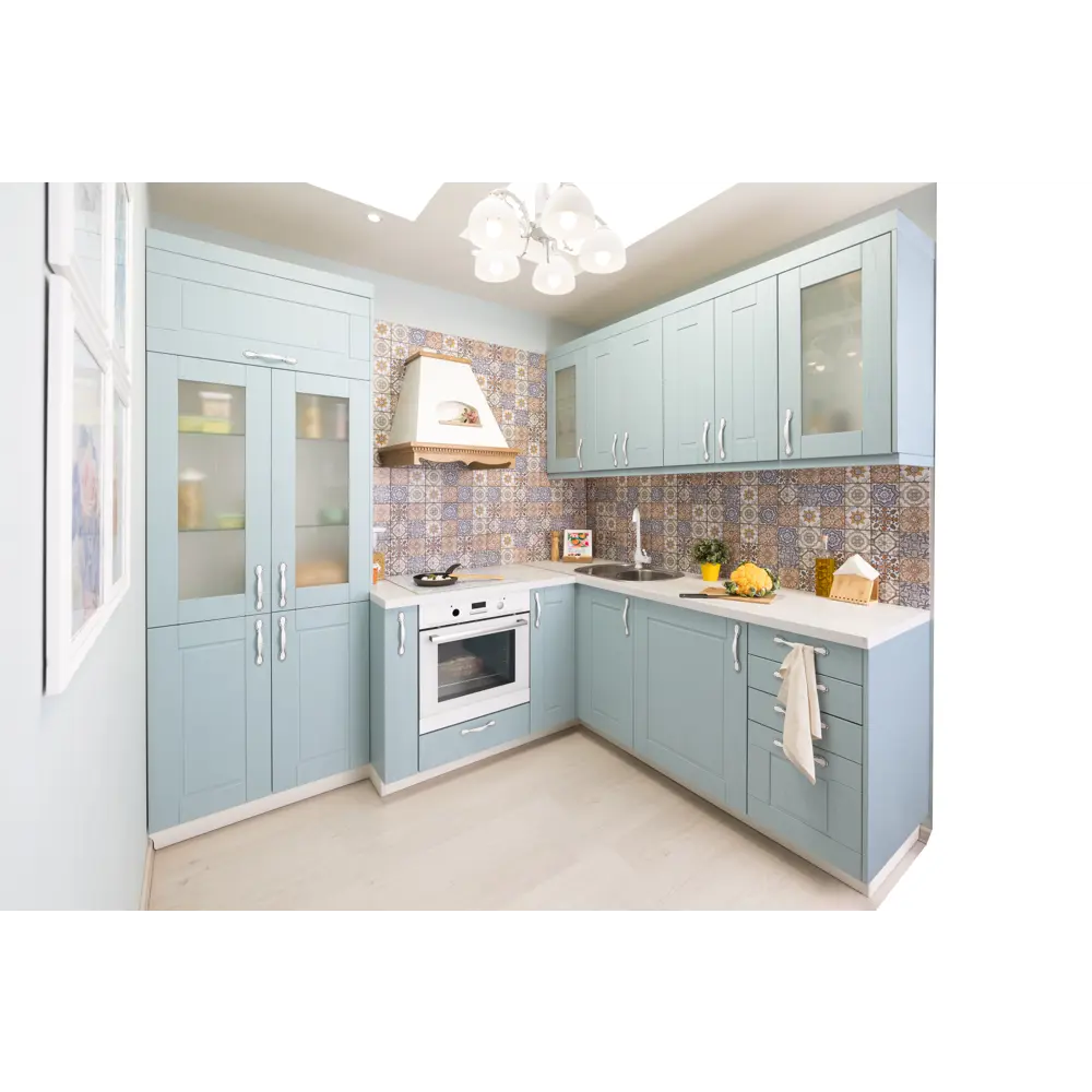 Фасад кухонного шкафа Томари 29.7x102.1см KONSENSA МДФ цвет голубой STLM-2038614 - Вид №10