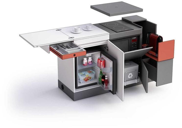 Bralco Мини-кухня с полуостровом Domomag sun-id-1447425 - Вид №5