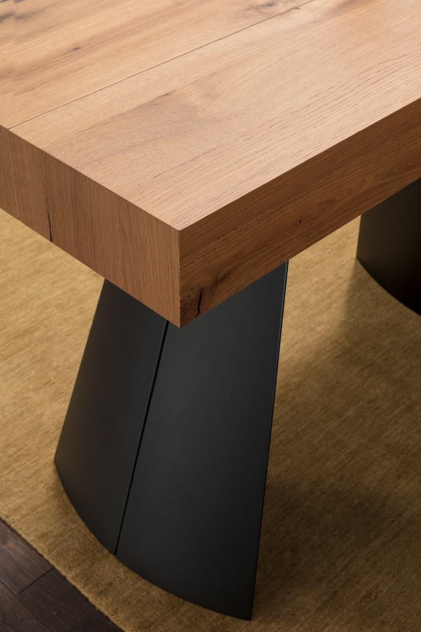 Ozzio Italia Выдвижная прямоугольная деревянная консоль  T028  - Вид №8