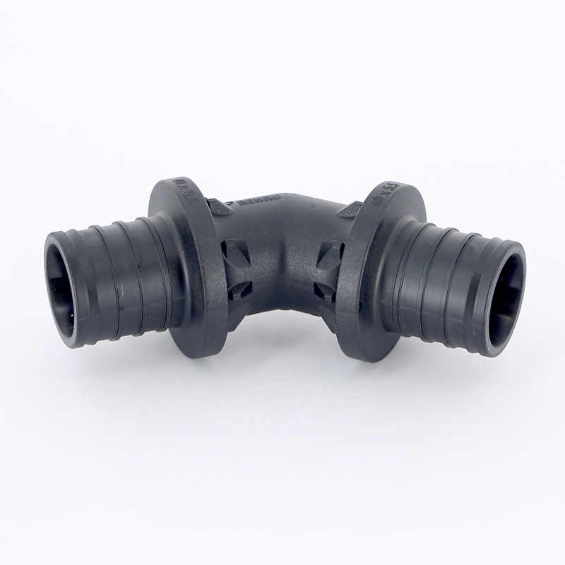 Угол 45 градусов надвижной пластиковый REHAU 40 160055