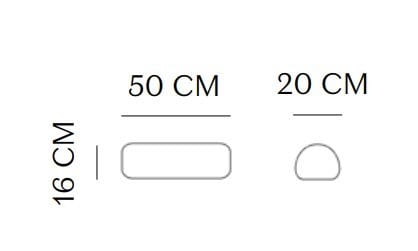 Однотонная подушка Sunbrella® для уличных диванов NORR11 Studio Outdoor ARCH-00129604 - Вид №2