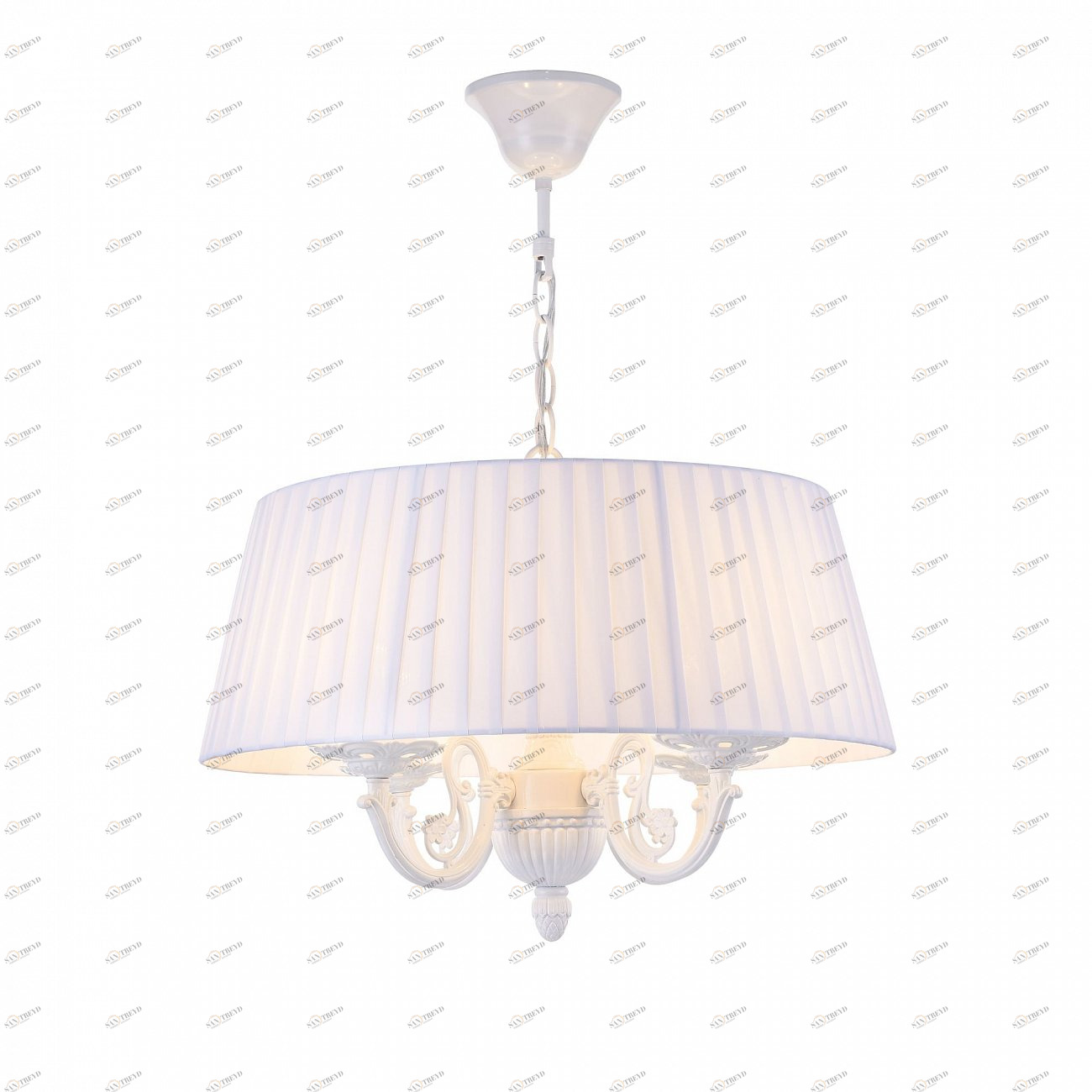 Люстра подвесная белая Jasmine FR2686PL-04W FREYA CLASSIC 00-3956411 Белый