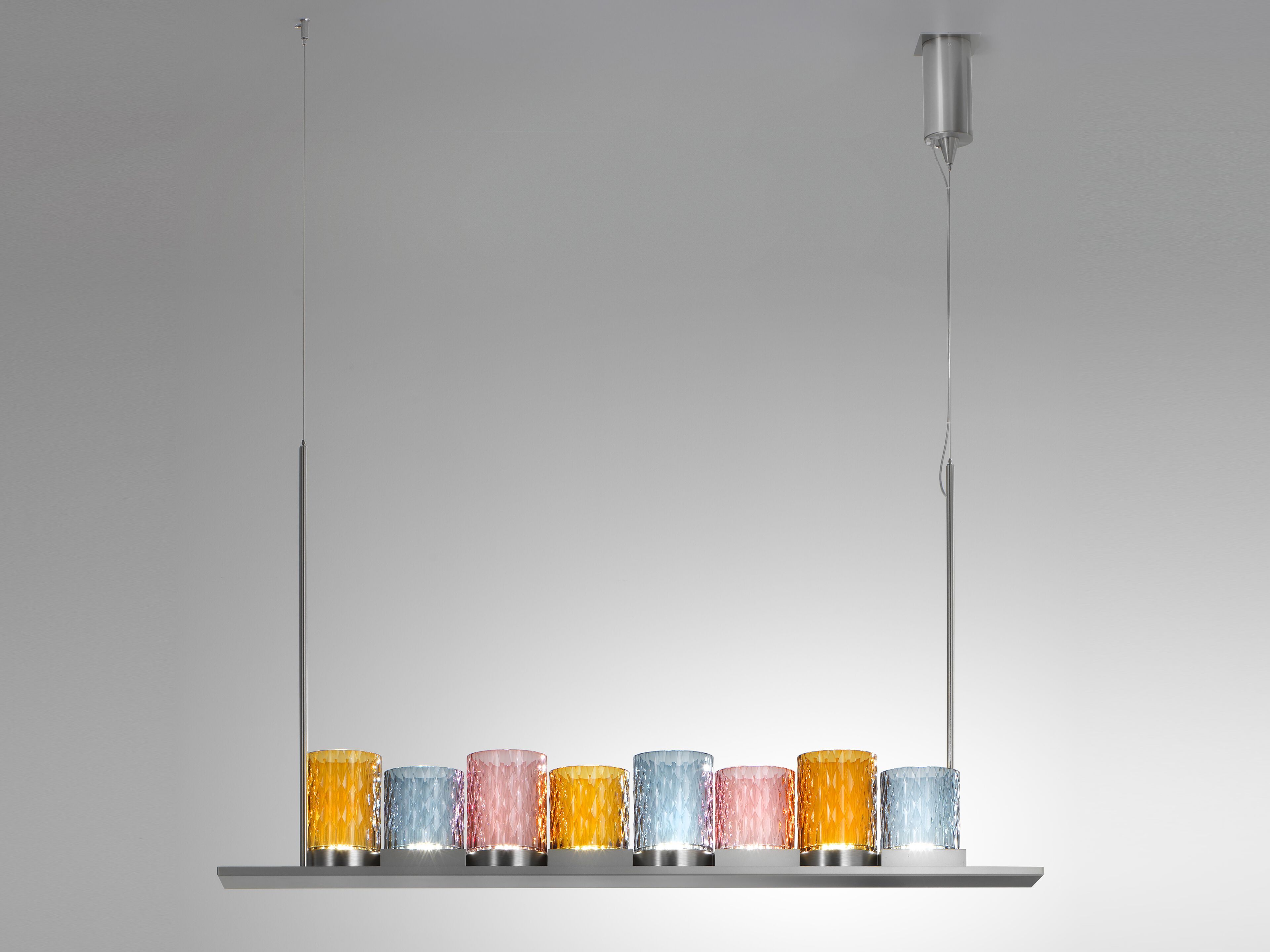 Металлический светодиодный подвесной светильник с кристаллами Italamp Galatea ARCH-00075624 - Вид №1