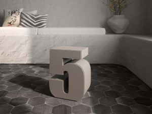 Мебель контейнеры в бетонной конструкции