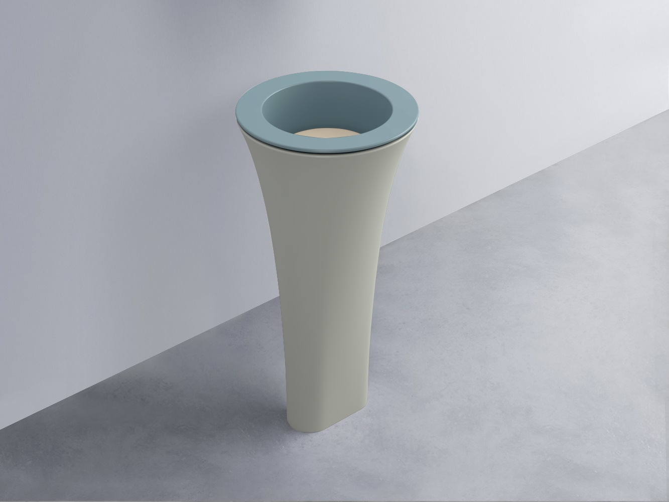 AMLA45-PL+AMPILT-LN+AMCOLT-PM Раковина Amedeo Tondo отдельностоящая cielo Enjoy + Amedeo Ceramica Cielo