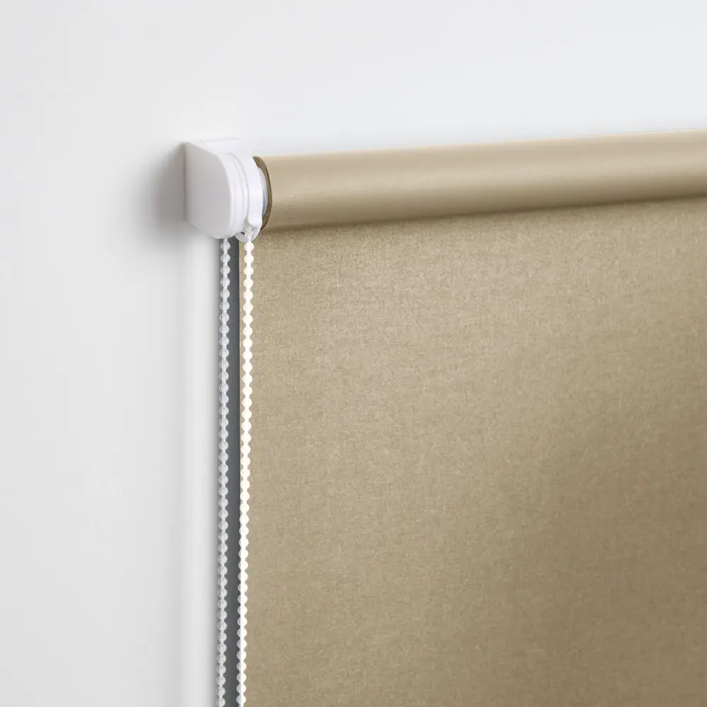 Штора рулонная блэкаут KREAFORTA Karelia 160x175 см бежевая STLM-2120495 - Вид №4