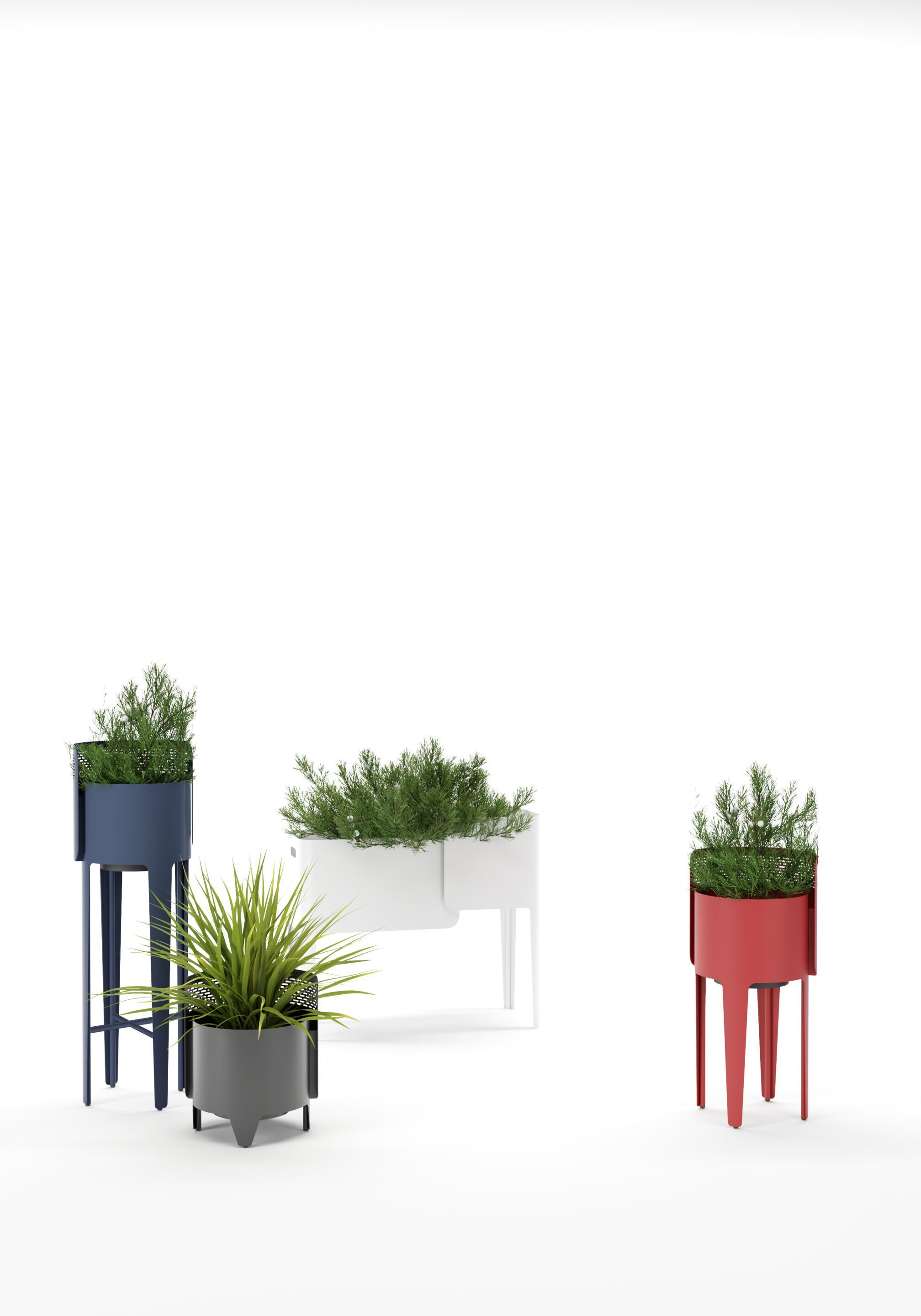 Низкий алюминиевый плантатор VINEKO Empire ARCH-00144502 - Вид №1