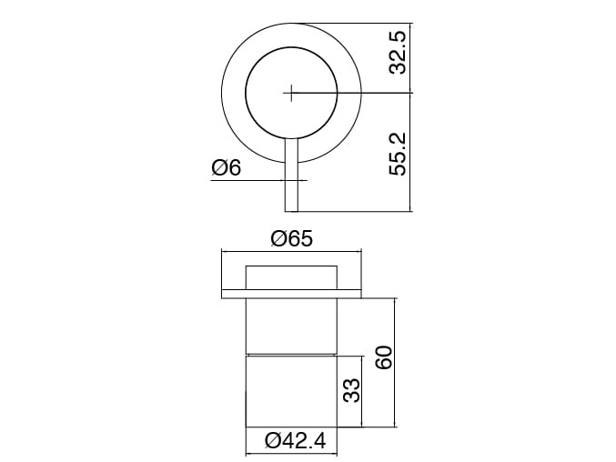 Термостатический смеситель для душа из нержавеющей стали с душем Zazzeri Z316 MONO ARCH-00016715 - Вид №1