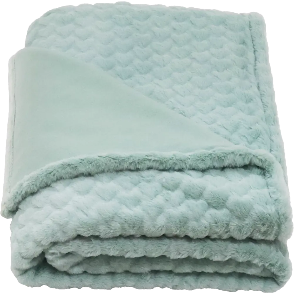 Плед Amore 140x200 см искусственный мех цвет голубой Ardenza STLM-2203252 - Вид №2