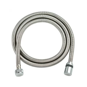 LE8049S Душевой шланг пружинный 1,5 м, TURN-FREE, сталь хромированная, блистер LEMARK