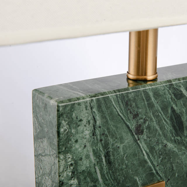 Настольная лампа Green Marble 898 EVENHOME ВАЗА 192752 Белый;зеленый  - Вид №2