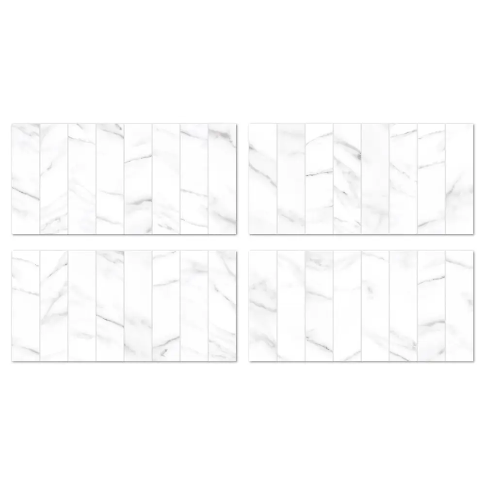 Плитка настенная KREAFORTA Cascada Рельеф 29.8x59.8 см 1.425 м² глянцевая цвет белый STLM-2092114 - Вид №2