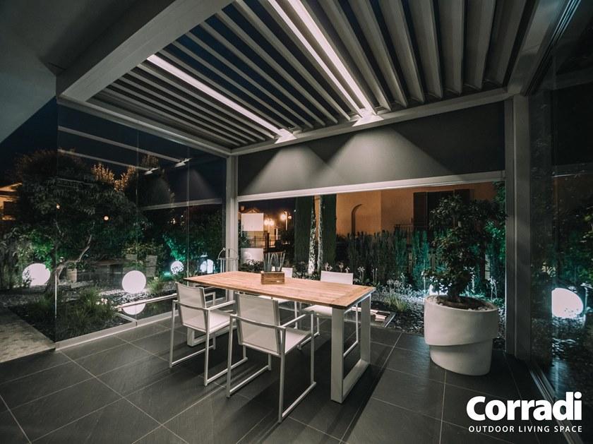 Corradi Настенный светильник для улицы из металла с диммером Chiusure e complementi sun-id-1363640 - Вид №3