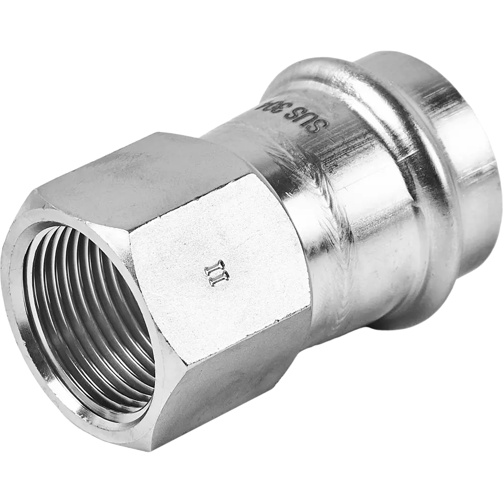 Муфта переходная Rommer 3/4"x28 мм ВПр-ВР нержавеющая сталь STLM-2049581
