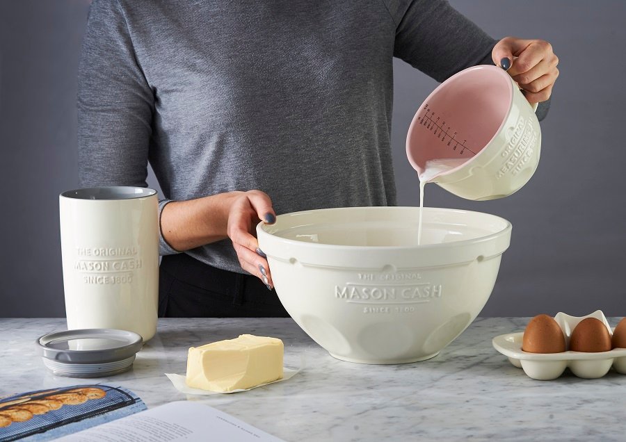 Банка с крышкой 20 см серая Innovative Kitchen MASON CASH  00-3871156 Серый  - Вид №3