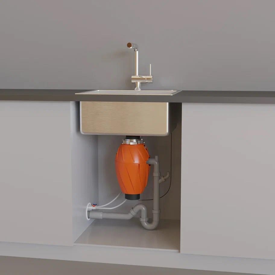 Измельчитель пищевых отходов Omoikiri Nagare 750 4995059 для кухонной мойки, постоянный магнит - Вид №5