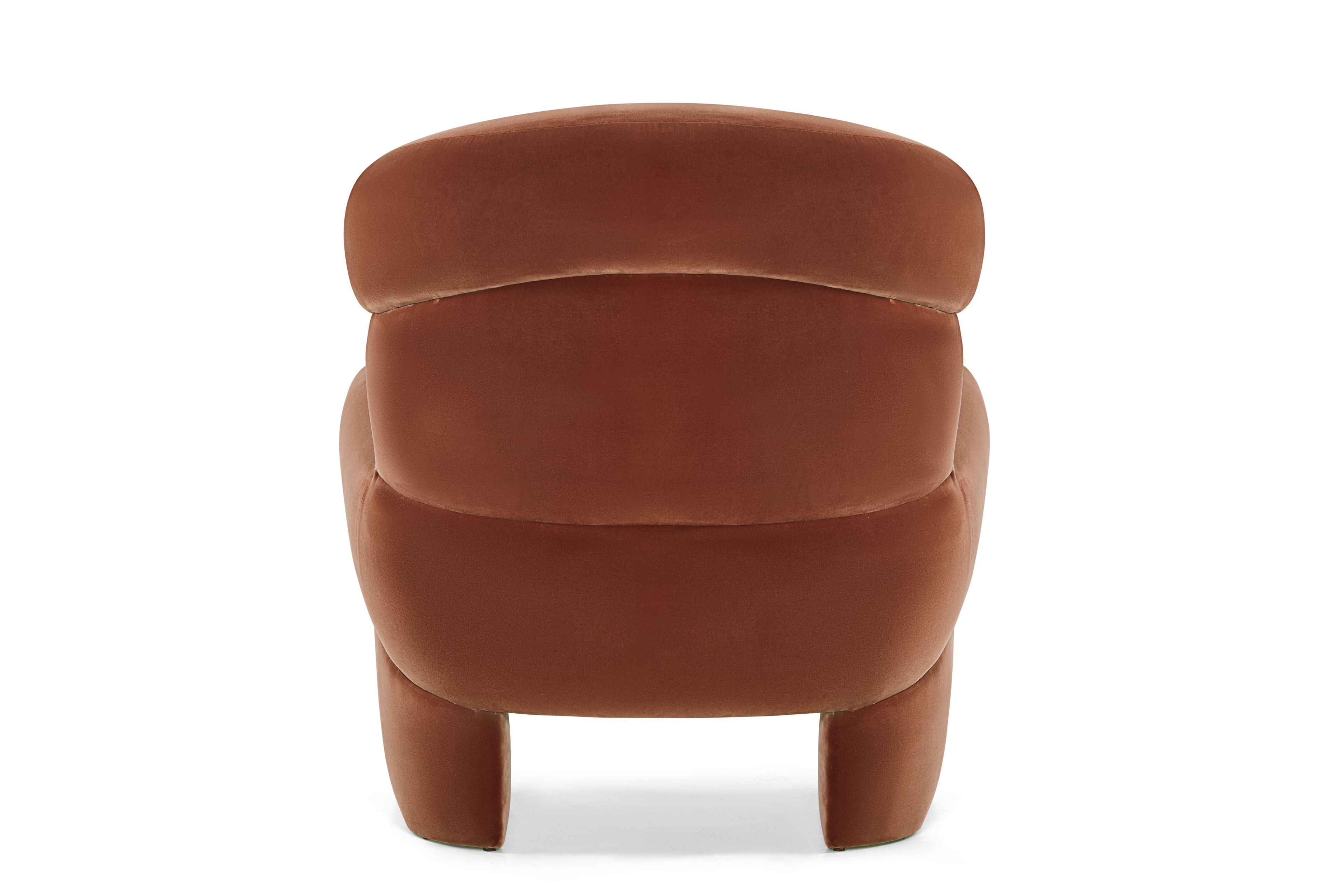 Бархатное кресло с высокой спинкой Munna LANA ARCH-00054777 - Вид №3