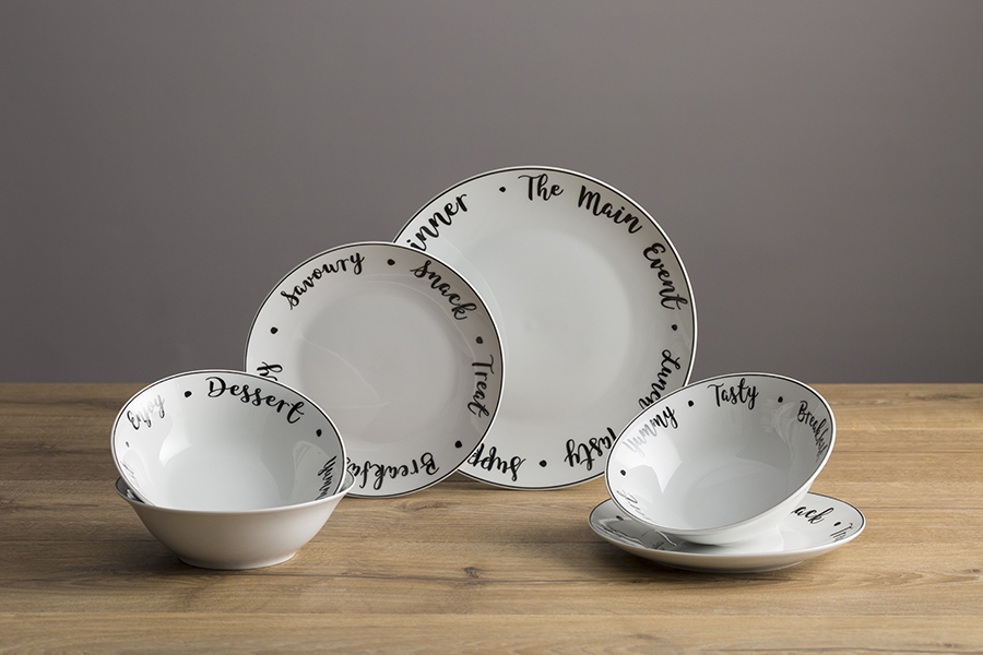 P_0059.612 Тарелка carnaby script d 21 см Price&Kensington  - Вид №6