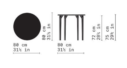 Круглый деревянный стол Very Wood ARCH-00005707 - Вид №3
