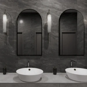 Глазурованный керамогранит Аксима Валетта 60x120 см 1.44 м² матовый цвет темно-серый