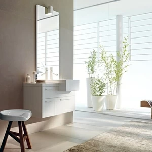 Комбинация ванной комнаты FLY125 в отделке  Prop 17 Ceramica / L41 Bianco MILLDUE FLY