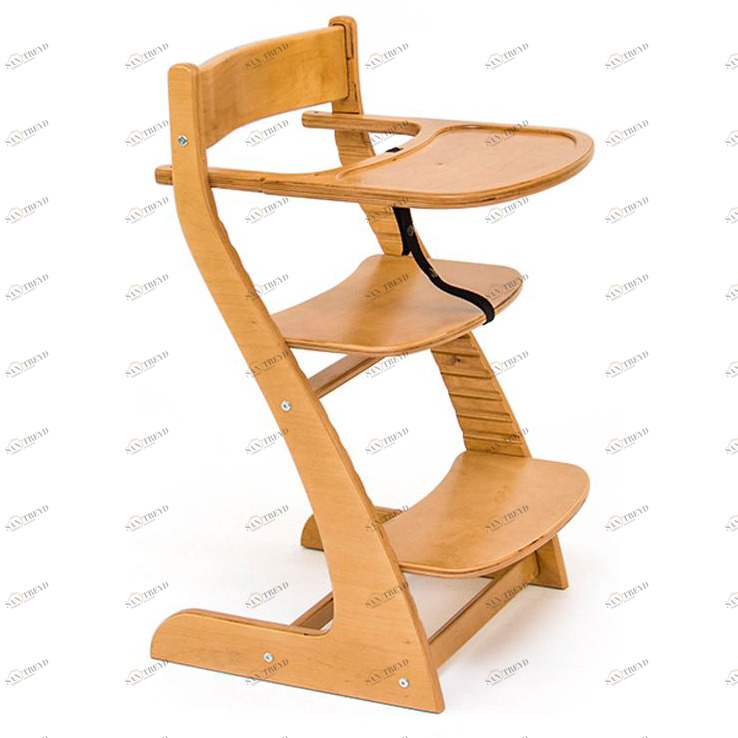 Детский растущий регулируемый стул "Усура" древесный БЕЛЬМАРКО  326872 Желтый Santreyd 