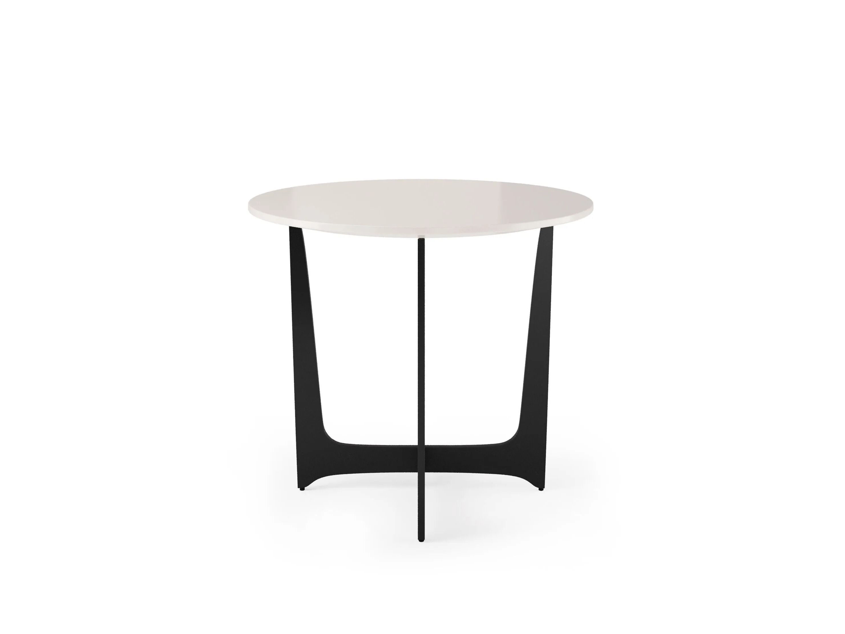 Круглый стальной и деревянный журнальный столик для гостиной PRADDY ARCH-00001002