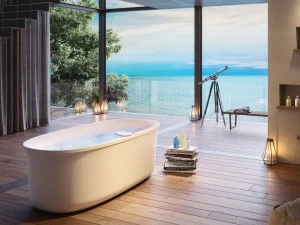 Jacuzzi® Отдельностоящая акриловая ванна с гидромассажем Arga®