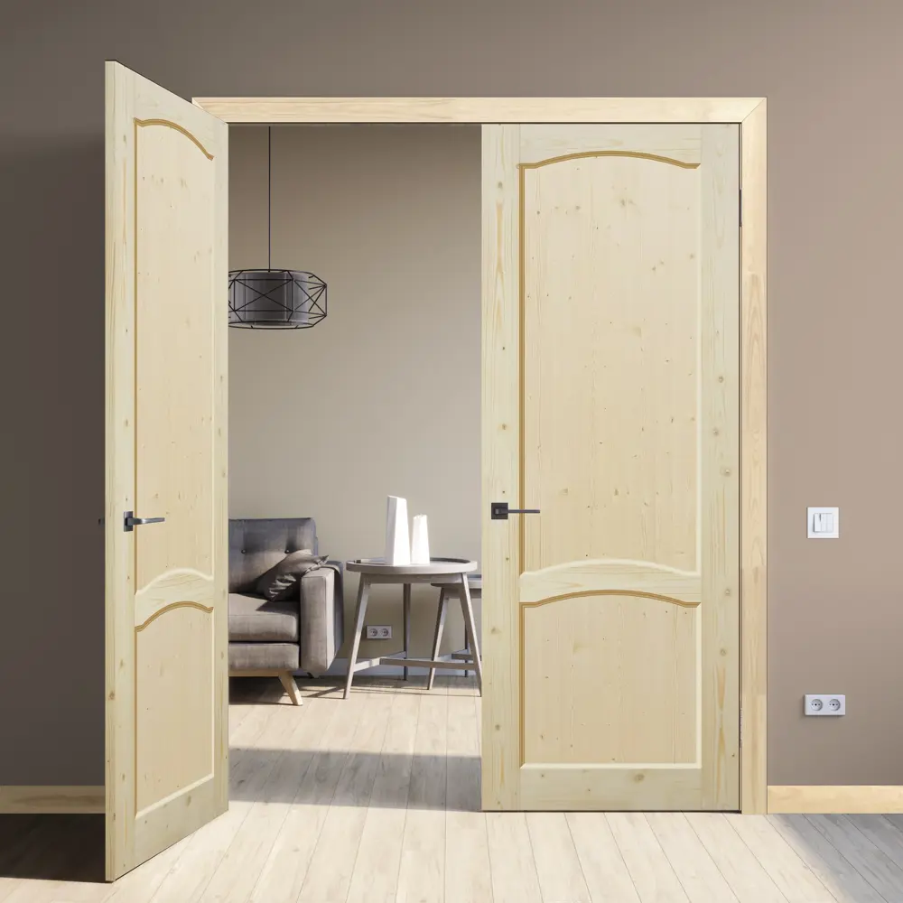 РЕМСЕРВИС Межкомнатная дверь из массива дерева 60×200 см 11337370 STLM-0001187 - Вид №4