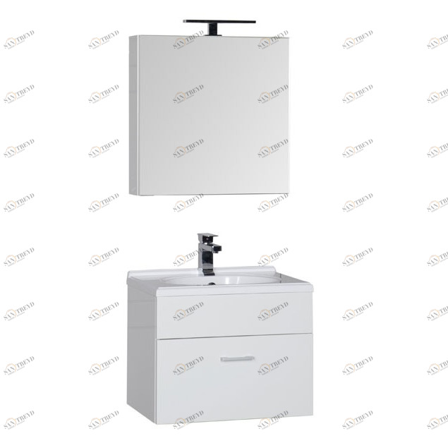 Комплект мебели Aquanet Данте 60 белый (камерино) 00161104