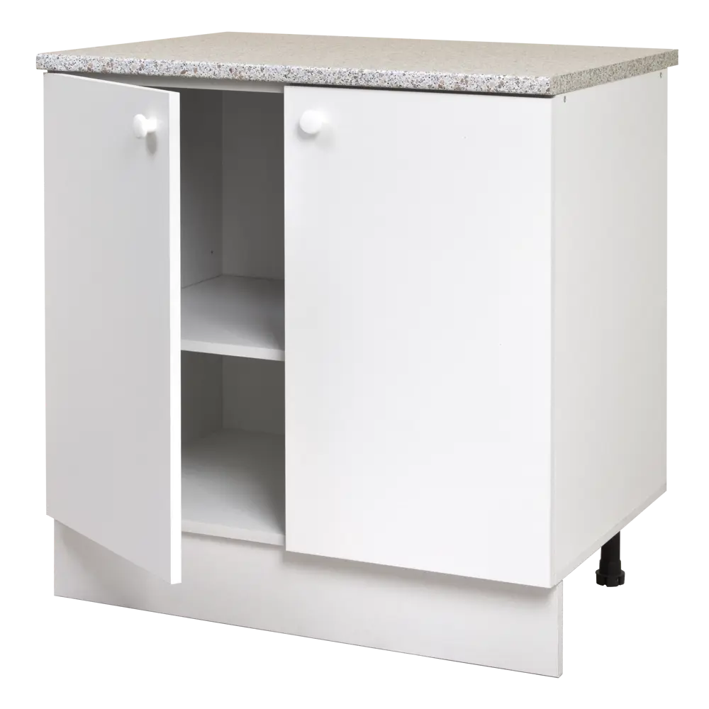 Шкаф напольный "Бэлла" 80x84x60 см, ЛДСП, цвет белый Santreyd STLM-2205297 - Вид №1