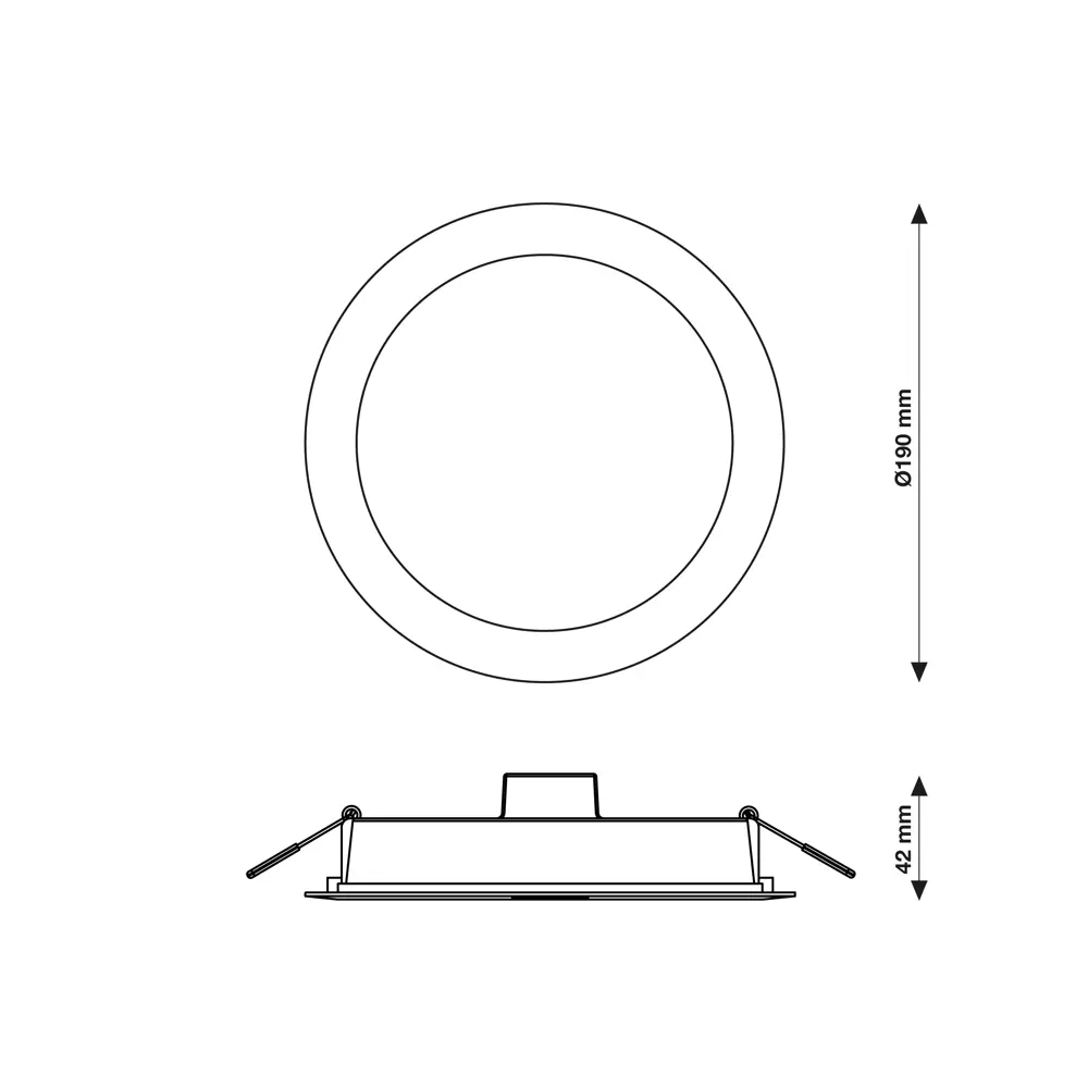 Встраиваемый светильник LEDVANCE Downlight 18W с нейтральным белым светом 82833797 STLM-0036663 - Вид №9
