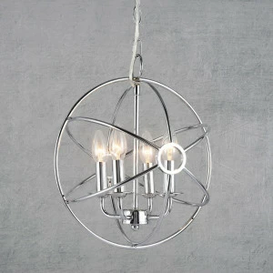 Подвесная люстра Loft IT Castle Chrome Loft1193-4 LOFT IT ДИЗАЙНЕРСКИЕ, CASTLE CHROME, ШАР 118167 Хром