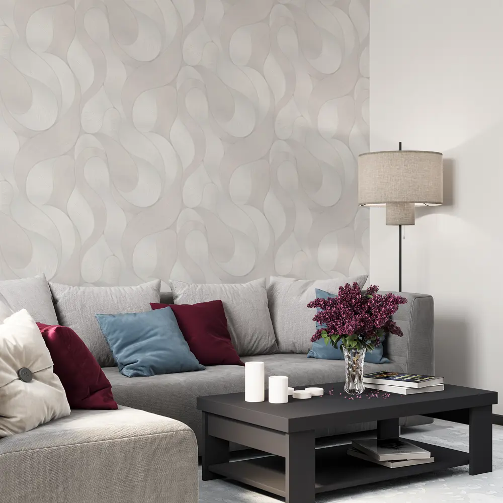 Обои флизелиновые Palitra Planet Faina бежевые 1.06 м PP72119-24 STLM-2112932 - Вид №3