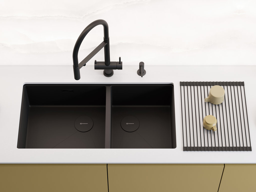 Кухонная мойка Taki 85-2-LB-U/IF Side IN OMOIKIRI 4997037 - Вид №1