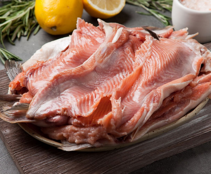 7214 Брюшки горбуши с/м Дмитрий Носов и Сергей Копейкин Вкусляндия  - Вид №1